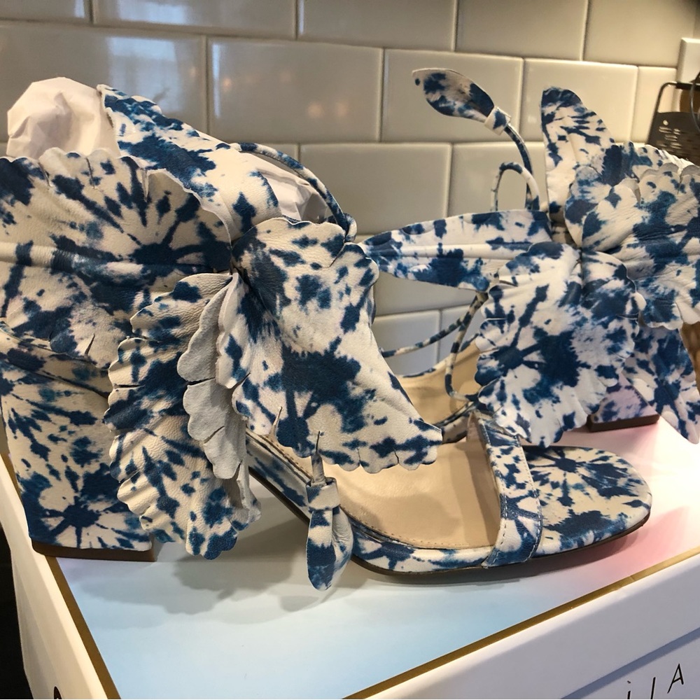 Cecilia New York Hibiscus Tie Dye Sandals